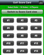 Apple iPhone Keeps Golf Score