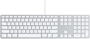 Apple New Slim Keyboard Wired