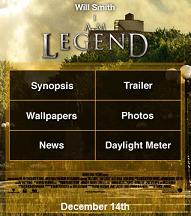 iPhone Web Site I Am Legend Movie