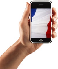 First month of sale for the iPhone in France