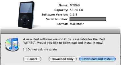 iPod 5 Generation Gets An Update To 1.3