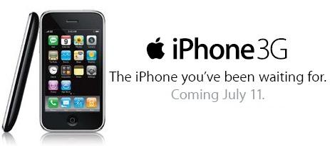 iPhone 3G Apple Cell Phone To Be Released on July 11th