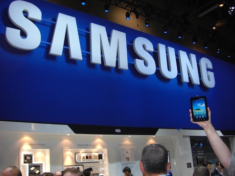 Samsung CES 2011 Booth Galaxy Tab