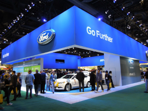Ford Motor Company 2013 CES Booth By Bill Cody