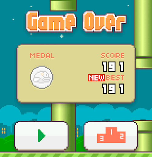 Flappy Bird 24k High Score 191
