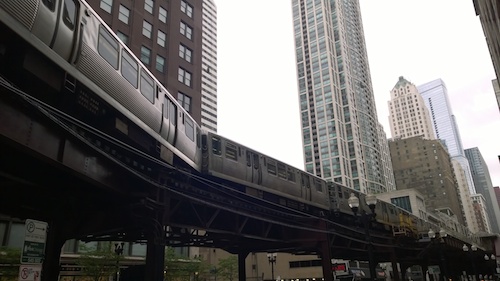 Chicago Elevated L Train