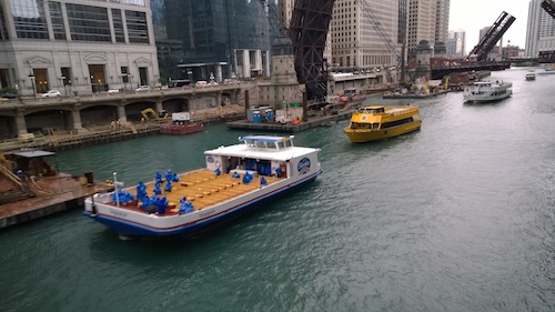 Chicago River Water Traffic