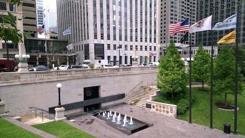 Chicago Vietnam Memorial Flags