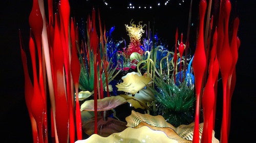 Chihuly Garden and Glass Giant Glass Sculptures