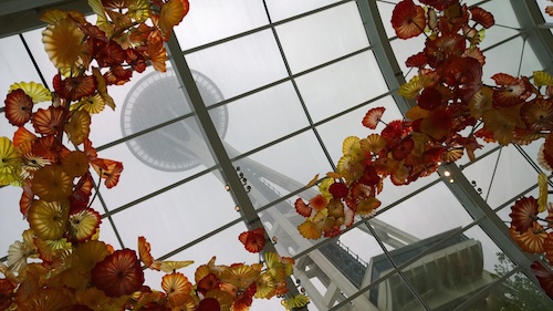 Seattle Space Needle From Chihuly Garden and Glass