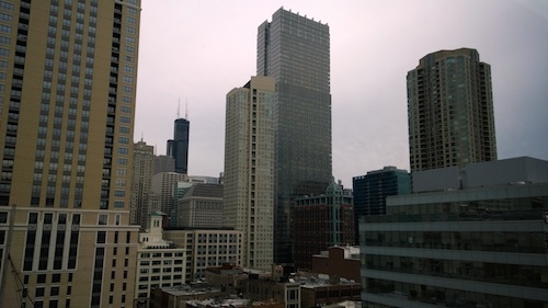 Hyatt Place Chicago River North Room Day View