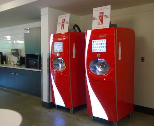 Microsoft Experimental Offices Coke Machines