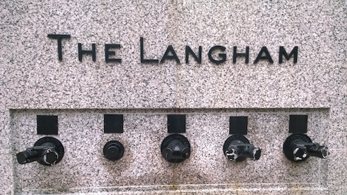 The Langham Chicago Sign