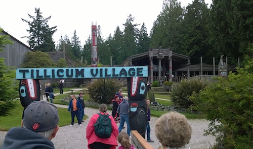 Blake Island Tillicum Village Welcome Sign
