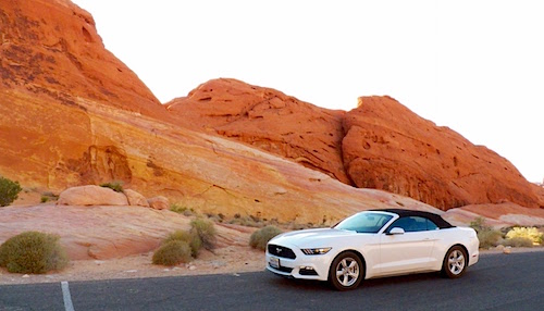 Ford Mustang Convertible Valley of Fire 2015
