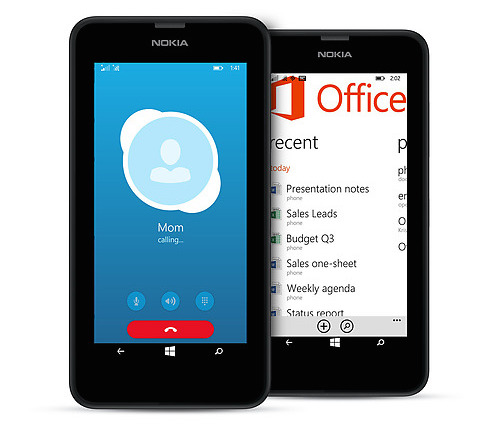 Microsoft Lumia 635 Skype and Office