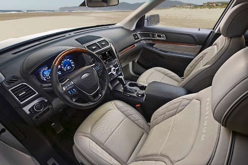 2016 Ford Explorer Platinum Driver View Sony Premium Audio