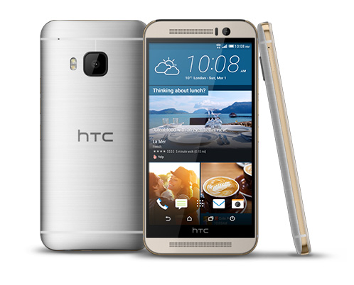 HTC One M9 Front and Side