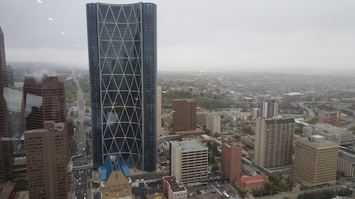From The Calgary Tower YYC The Bow