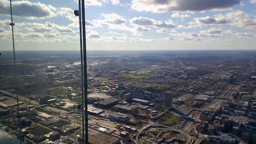 Skydeck Chicago Willis Tower From Above