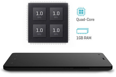 NUU Mobile N4l Quad Core 1GB RAM