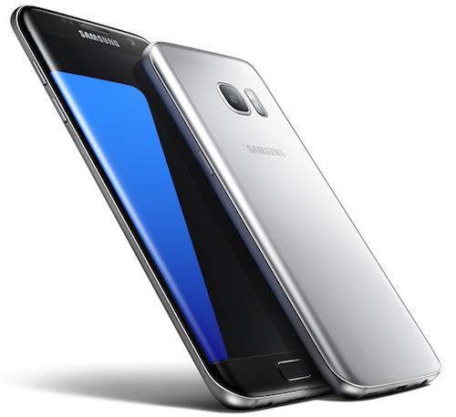 Samsung Galaxy S7 Edge AT&T Front and Back