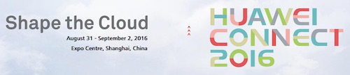 Huawei Connect 2016 Shanghai China