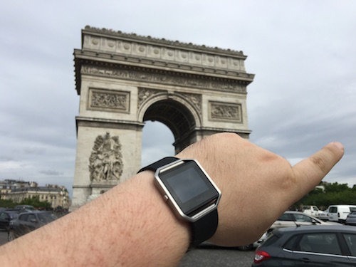 Fitbit BLAZE in Paris France