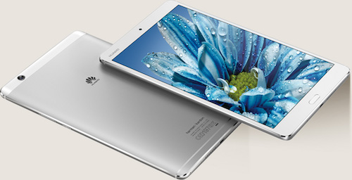 Huawei MediaPad M3 Front and Back