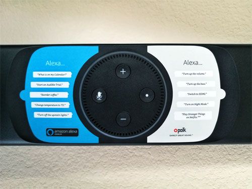 Polk Command Sound Bar Alexa